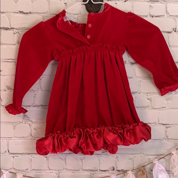 Camilla Dress Red sz 24mo - Picture 4 of 5
